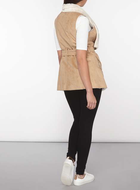 Petite Biscuit Belted Gilet